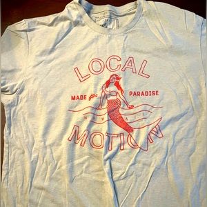 Men’s local motion brand surf tee size large